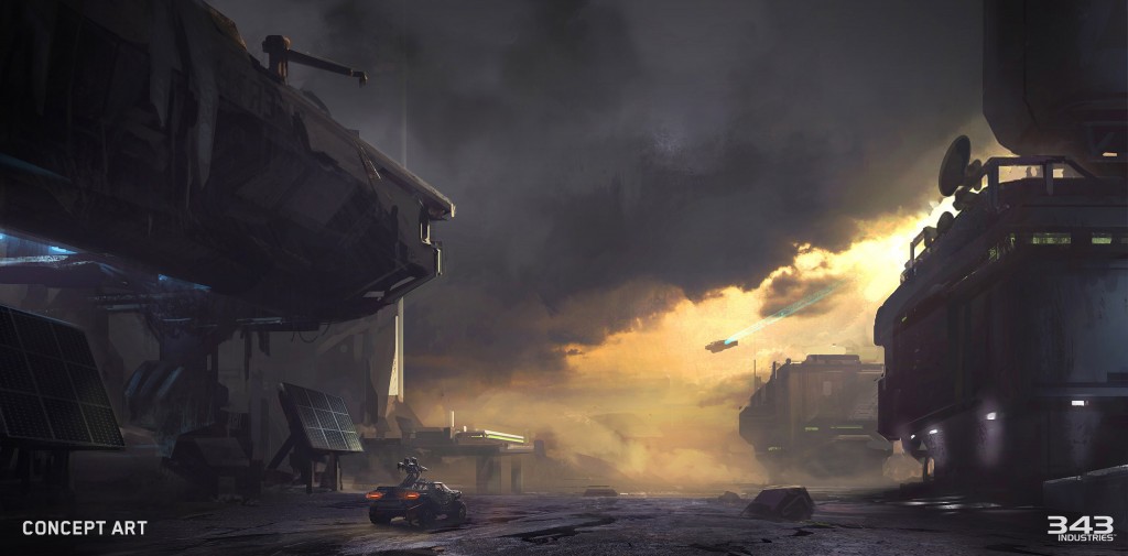Halo 5 Guardians Skirmish at Darkstar Concept Art